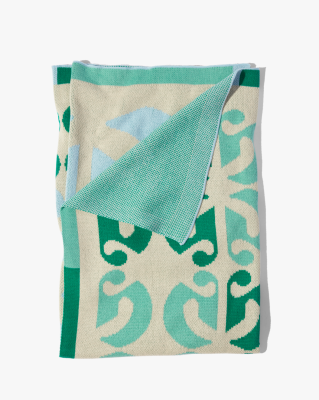 Glossier Field Greens Blanket